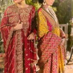 Maroon Bridal Shawl