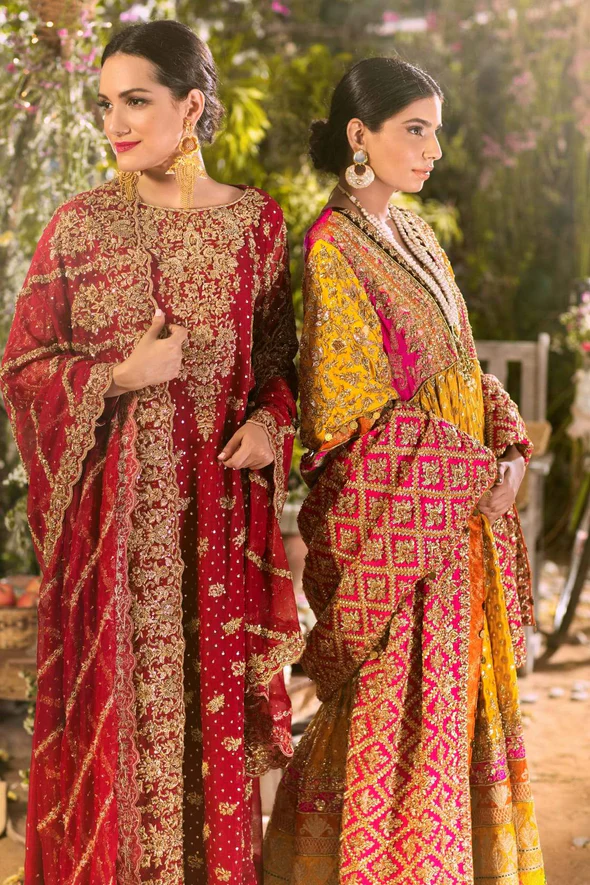 Maroon Bridal Shawl